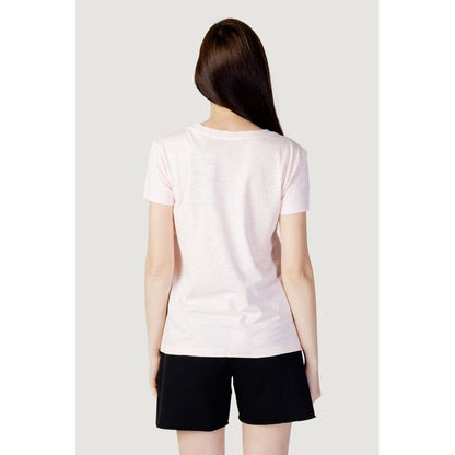 Blauer Multicolor Cotton T-Shirt