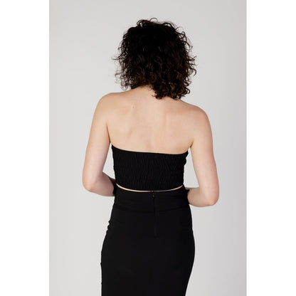 Rinascimento Black Polyester Top