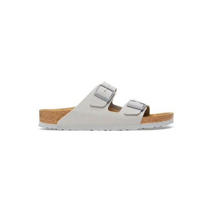Birkenstock Gray Viscose Sandal with contoured footbed and adjustable straps