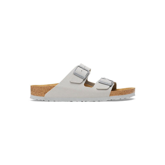 Birkenstock Gray Viscose Sandal with contoured footbed and adjustable straps