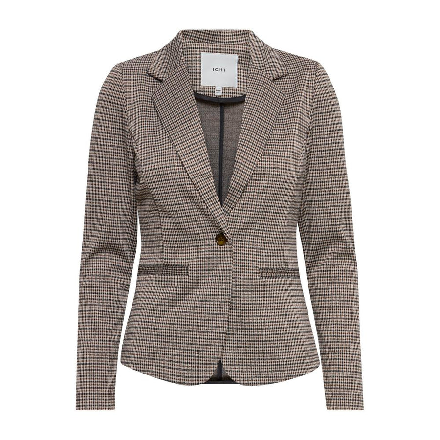 ICHI Beige Polyester Blazer