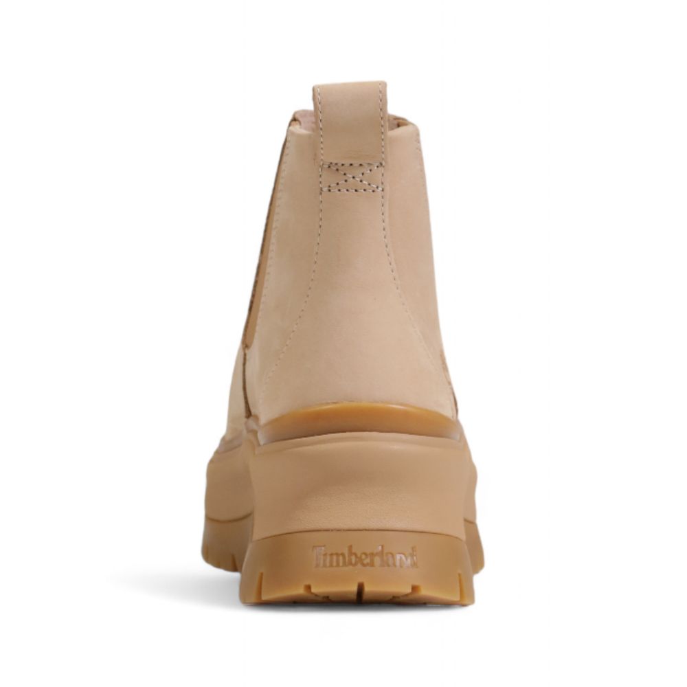 Timberland Beige Suede Leather Ankle