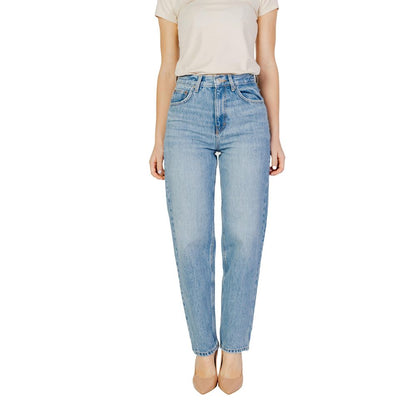 Light blue cotton jeans and pant with a comfortable and stylish fit