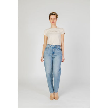 Only Light Blue Cotton Jeans & Pant - Comfortable and stylish denim pants for casual wear