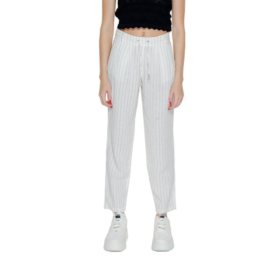 Only White Linen Pant