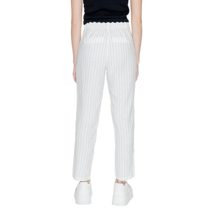 Only White Linen Pant