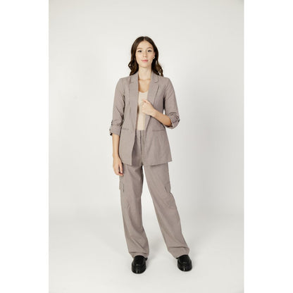 Only Beige Polyester Pant