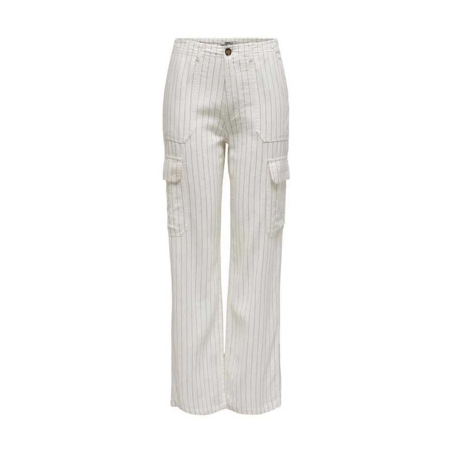 Only White Linen Pant