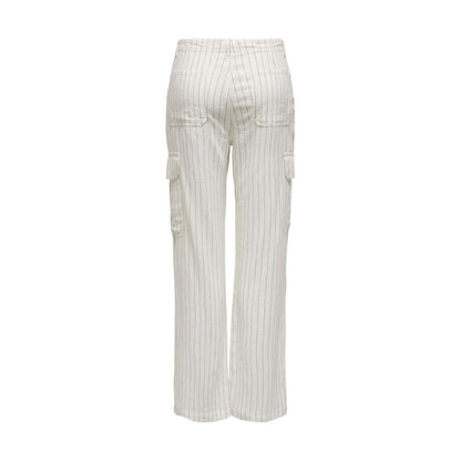 Only White Linen Pant