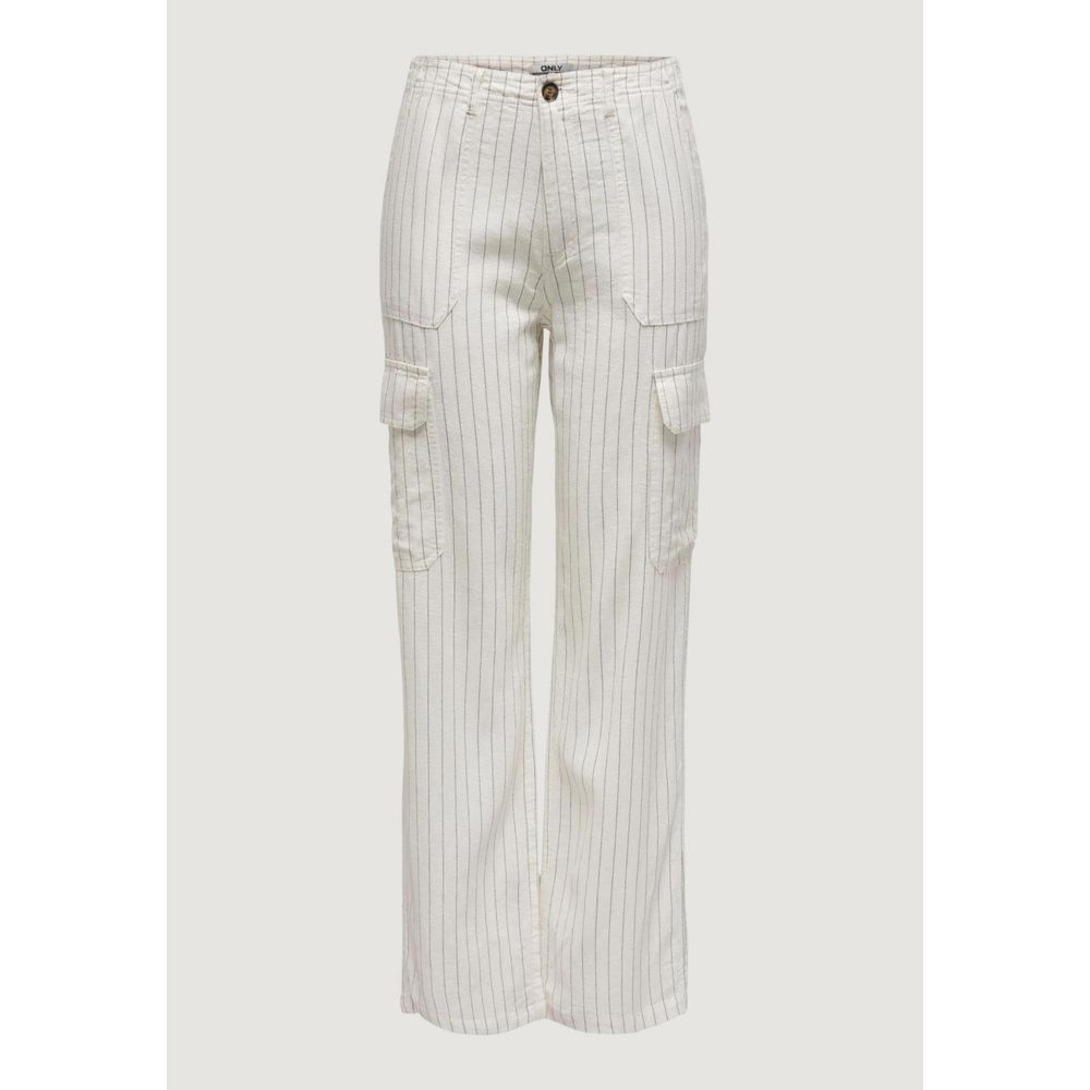 Only White Linen Pant