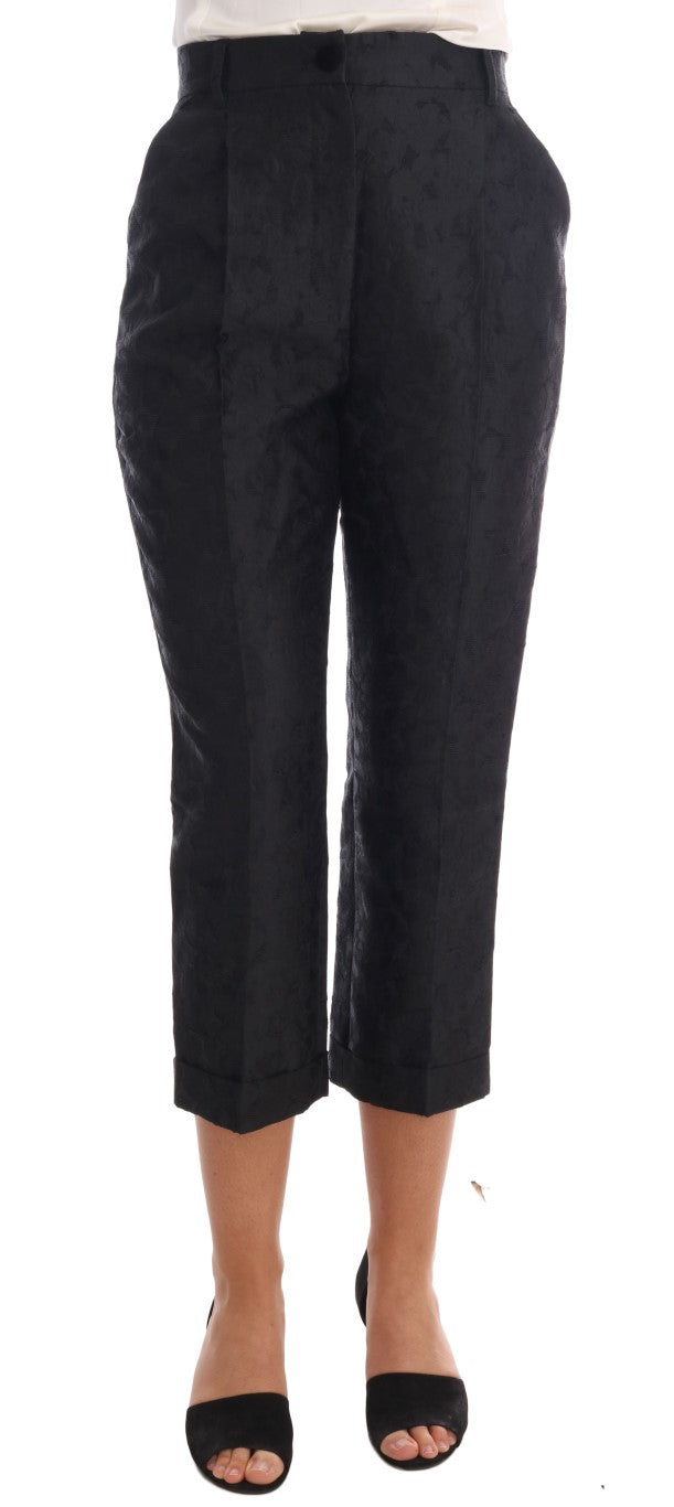 Chic High-Waist Capri Pants by Dolce & Gabbana