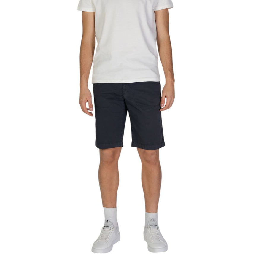 Refrigiwear Blue Cotton Bermuda