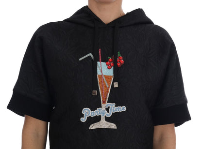 Opulent yet tastefully designed sweater with sparkling gold zipper