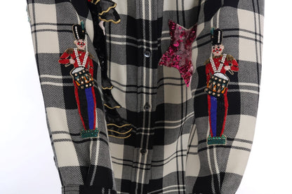 Classic design with a whimsical touch in Dolce & Gabbana wool shirt