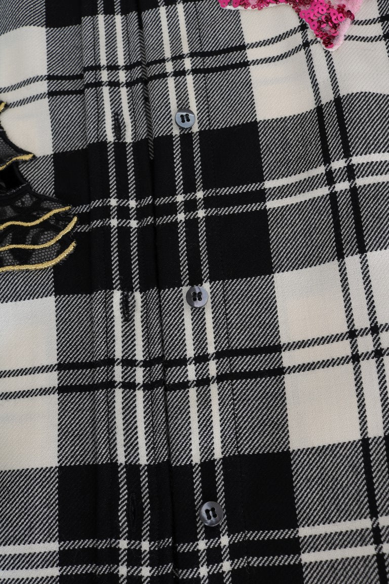 Immerse in the magic of a fairy tale with Dolce & Gabbana wool shirt