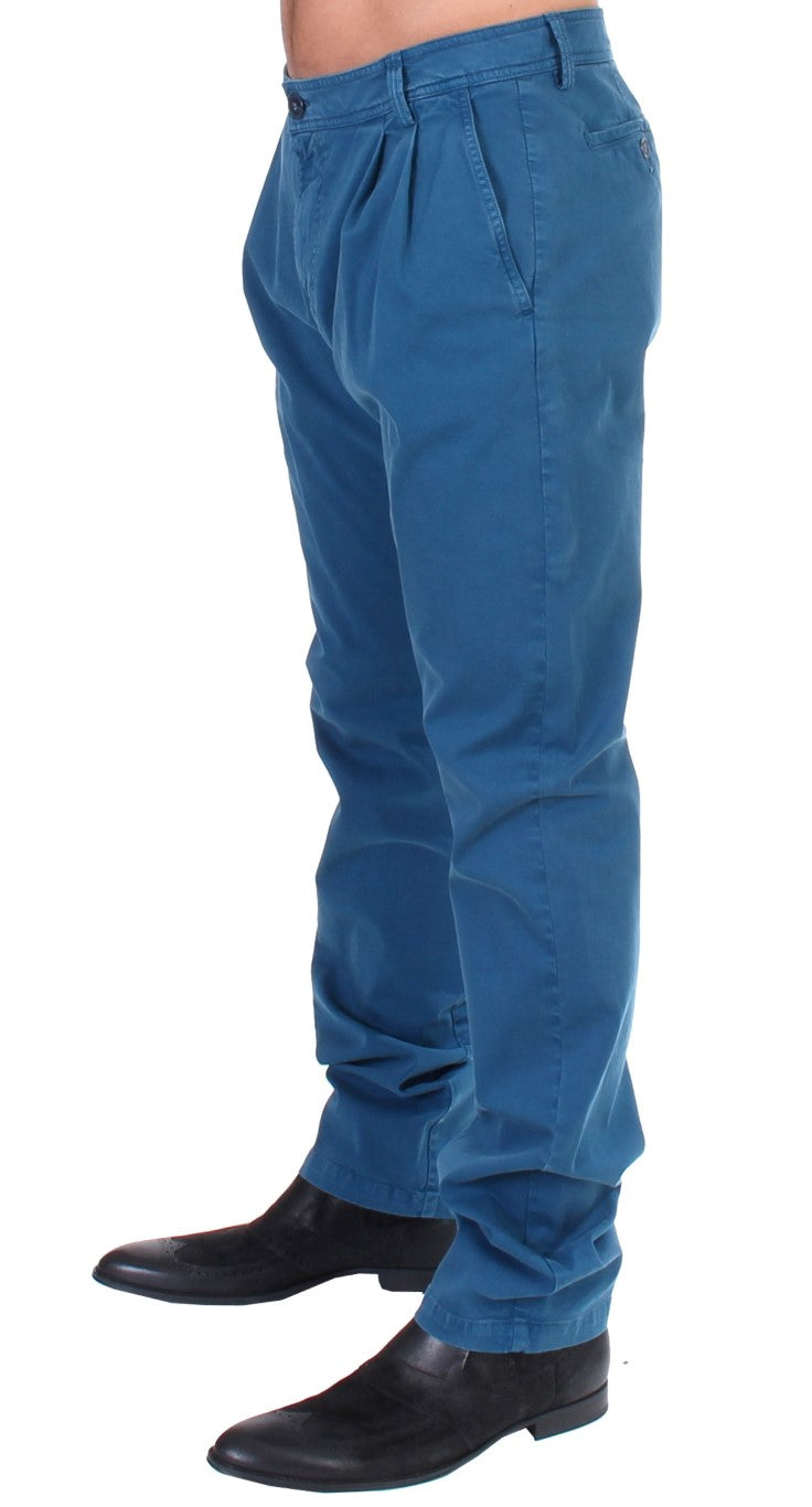 Italian elegance embodied in GF Ferre cotton chinos