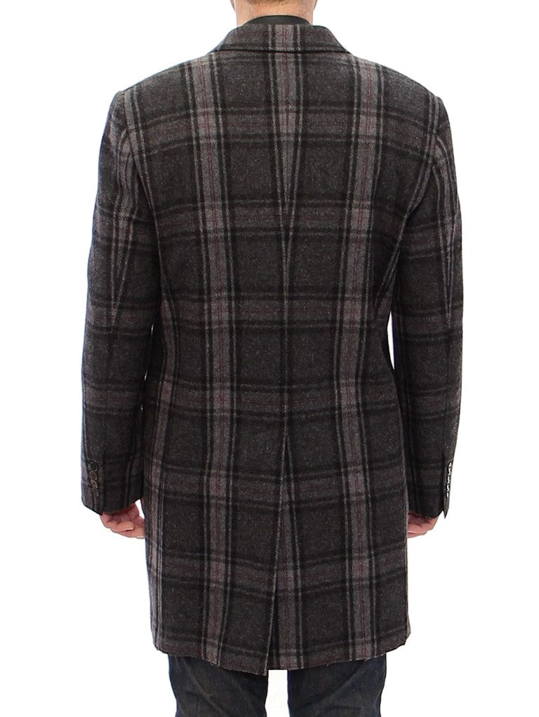 Double-breasted front for runway-worthy style and everyday comfort