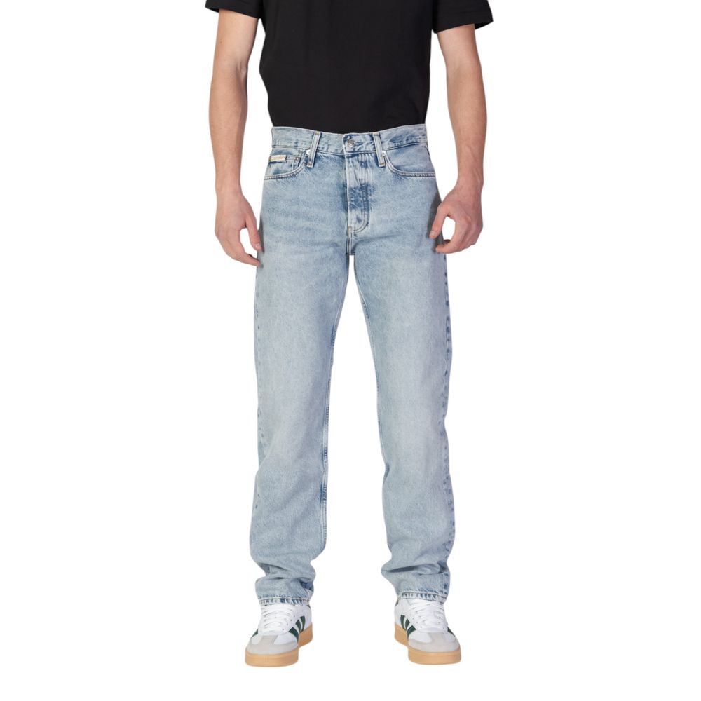Calvin Klein Jeans Light Blue Organic Cotton Jeans & Pant