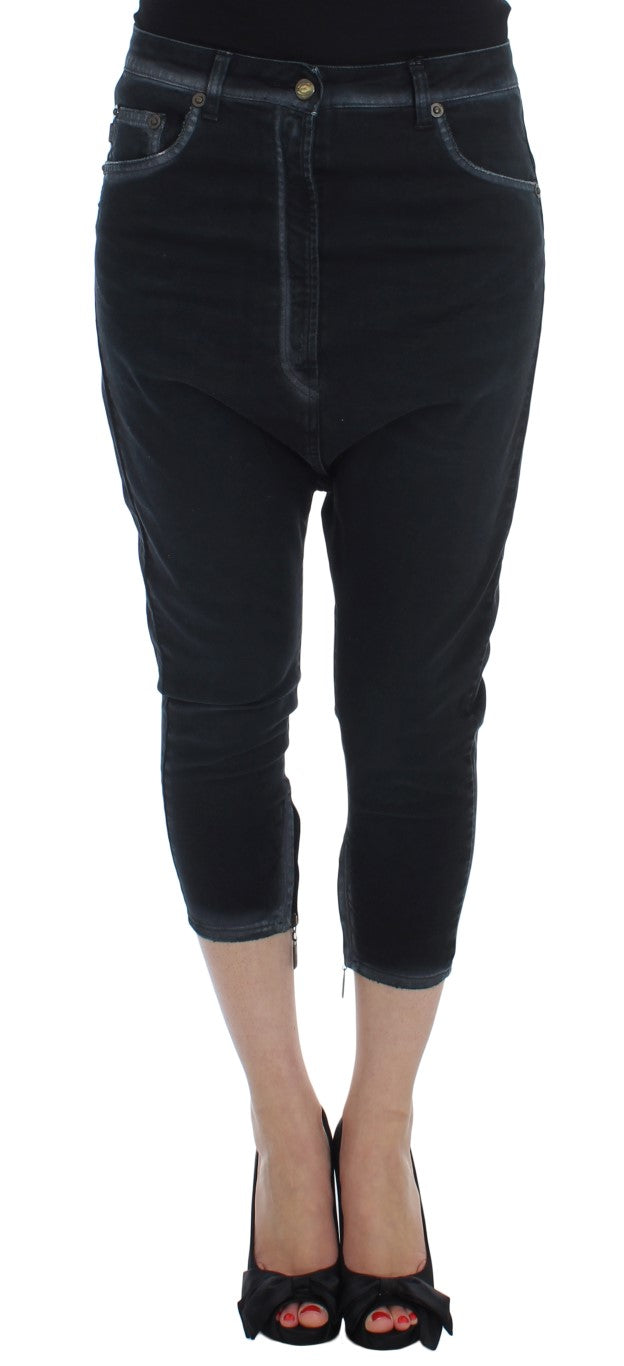 Cavalli Elevated Casual Chic Blue Denim jeans with relaxed baggy fit