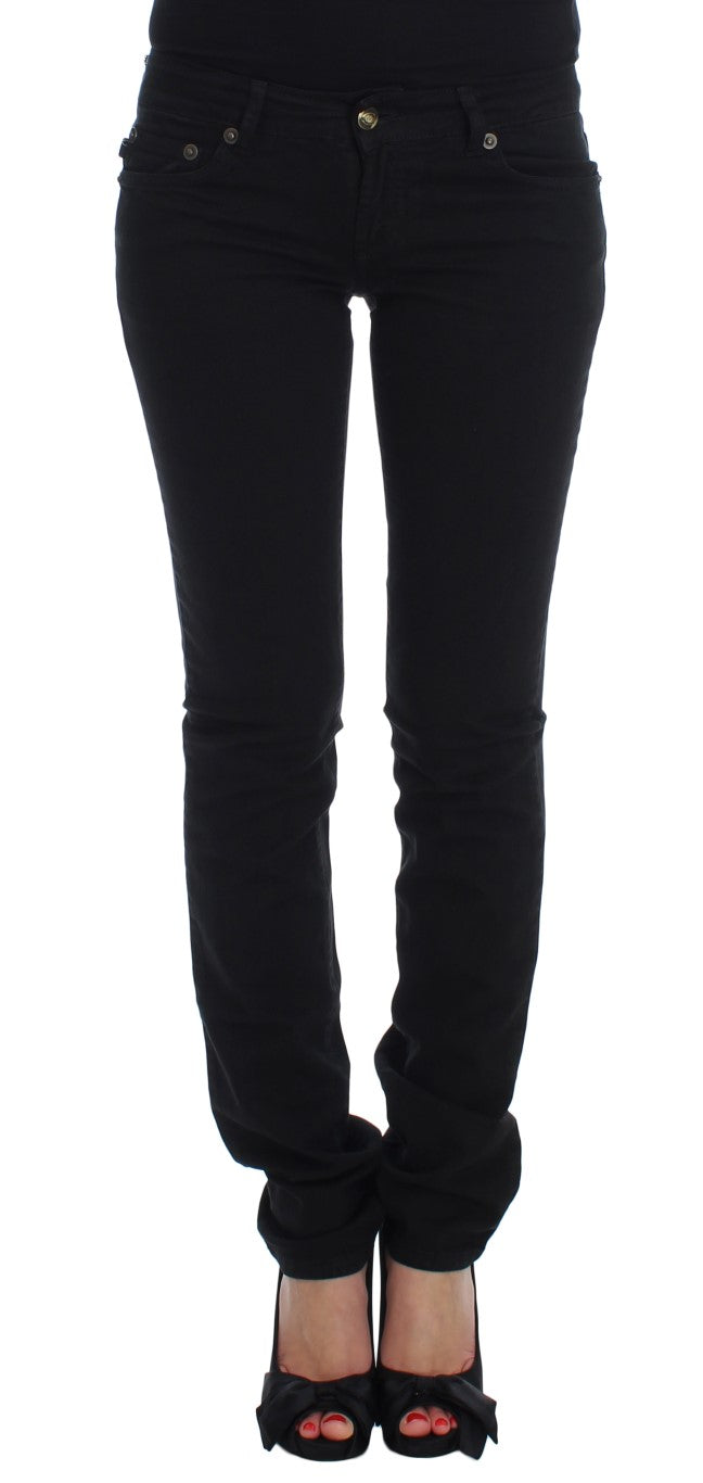 Slim skinny black jeans from Cavalli, brand new with tags