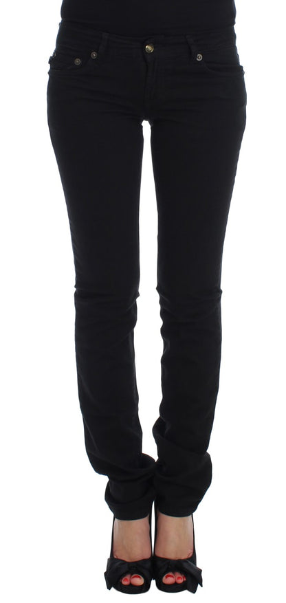 Slim skinny black jeans from Cavalli, brand new with tags