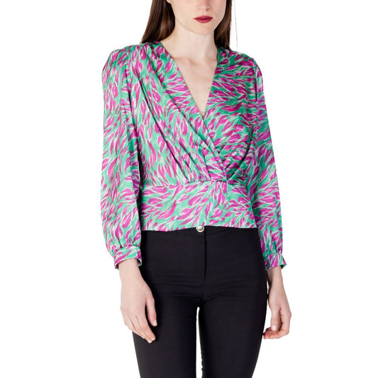 Rinascimento Green Polyester Blouse