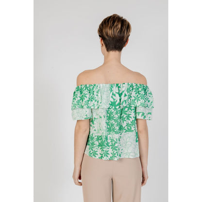 Desigual Green Viscose Blouse