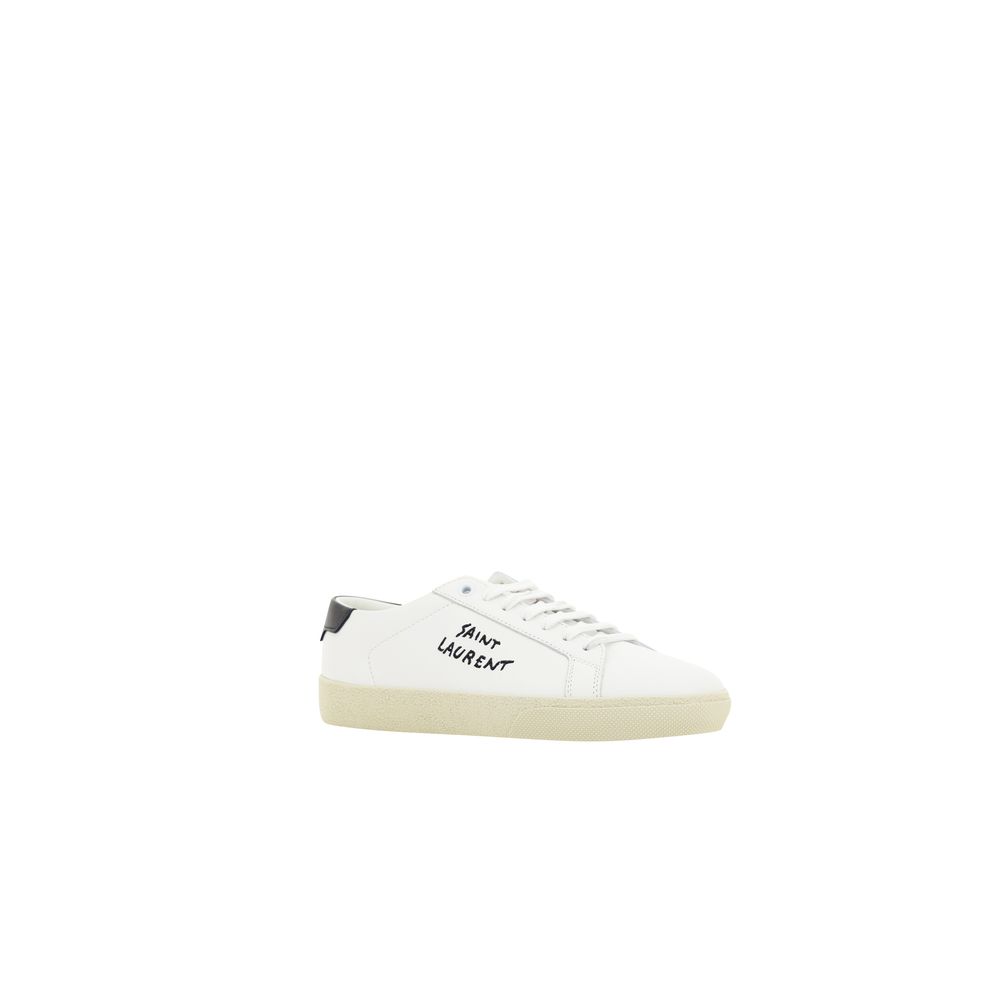 Saint Laurent sneakers made of calfskin with iconic brand signature print