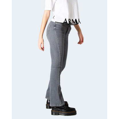 Only Gray Cotton Slim Fit Jean