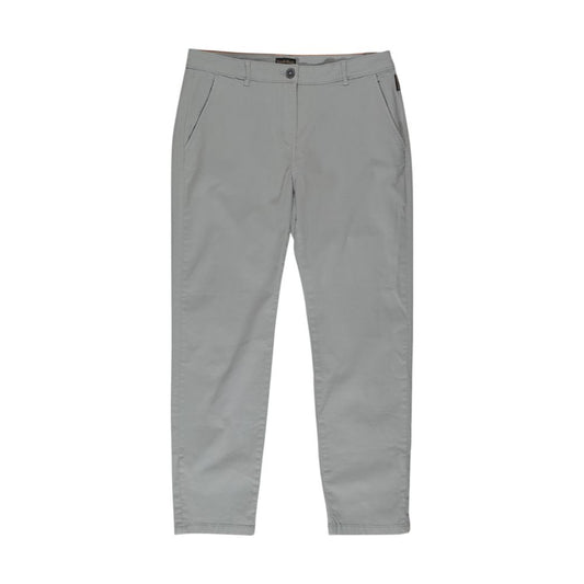 Napapijri Gray Cotton Jeans & Pant
