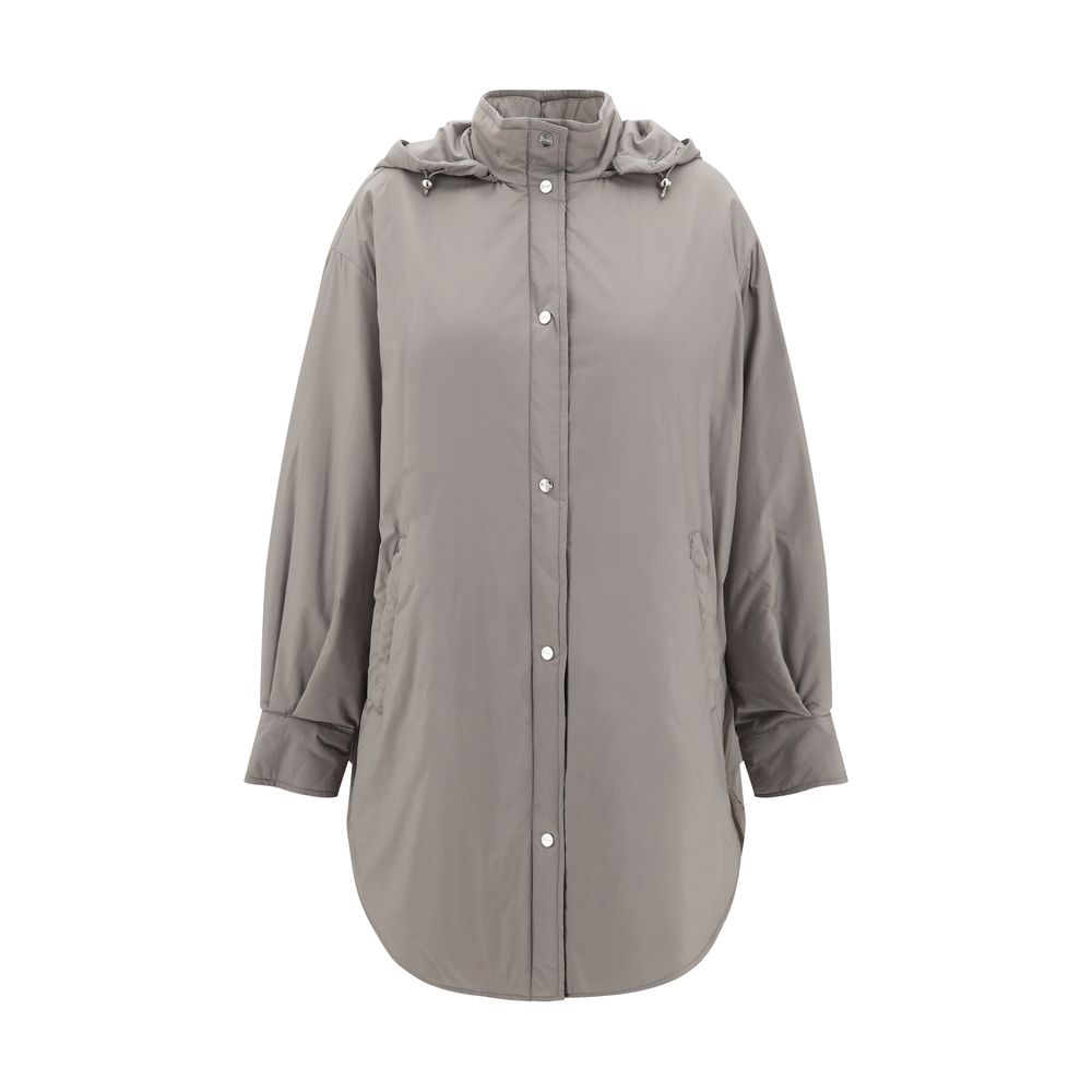 Herno Hooded Jacket with front snap closure and adjustable drawstring
