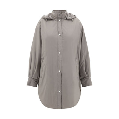 Herno Hooded Jacket with front snap closure and adjustable drawstring