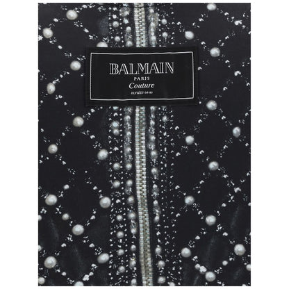 Elegant and sophisticated top with Balmain Couture fabric label