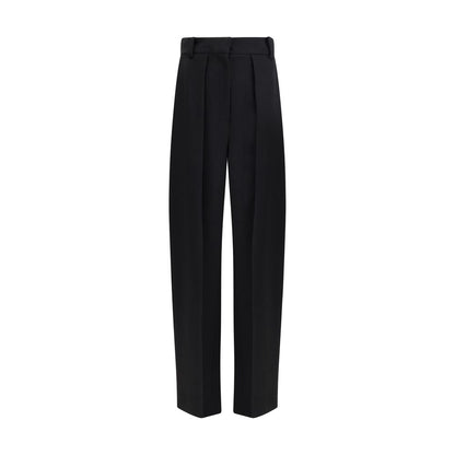 Khaite Maris Elegant Pants with barrel leg and high-waisted design
