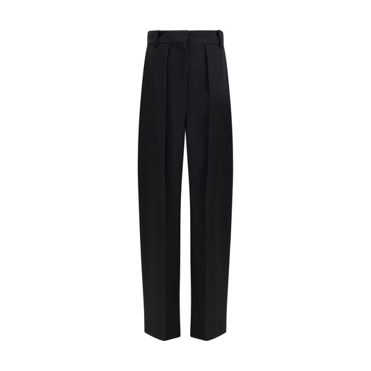 Khaite Maris Elegant Pants with barrel leg and high-waisted design