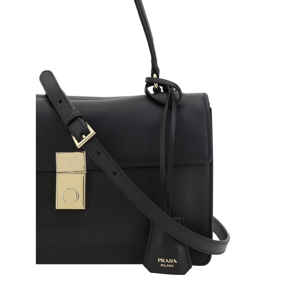 Sophisticated and functional Prada Shoulder Bag with distinctive brand logo and exclusive charm detail