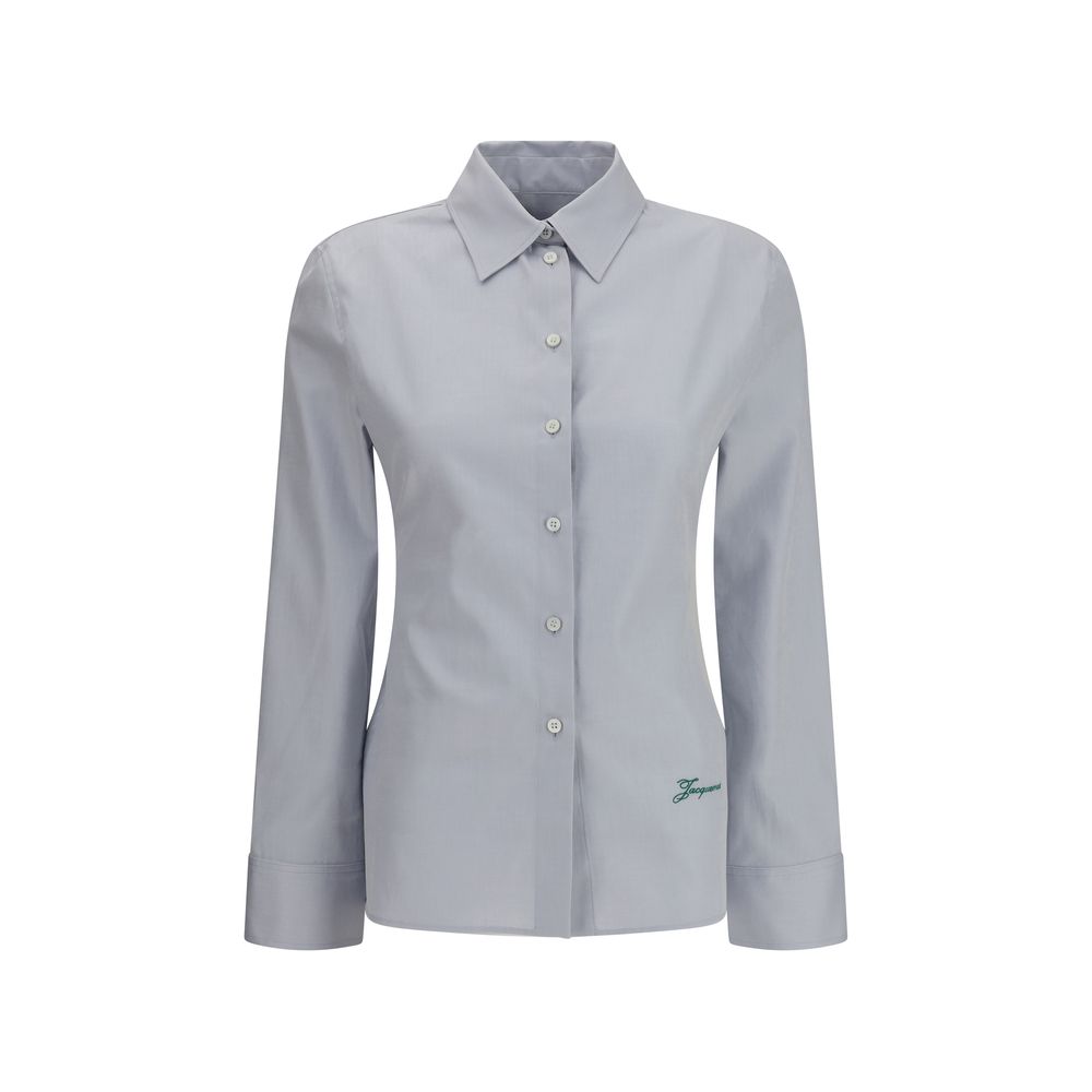 The La Chemise De Costume Shirt by Jacquemus, a classic elegant garment with innovative back cut-out detail