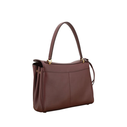 Interior of Balenciaga Rodeo Shoulder Bag with single pocket and metal support feet on base