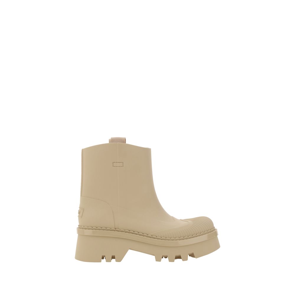 Chloé Raina Ankle Boots water-resistant design rubber block heel