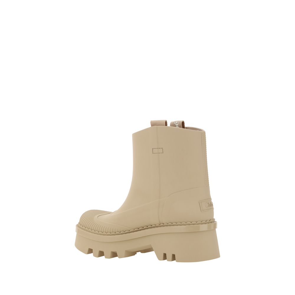 Chloé Raina Ankle Boots monochrome pattern side panels easy fit