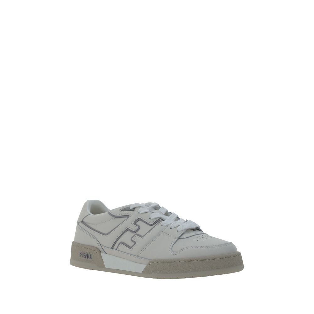 Lace-up front fastening for Fendi Match Sneakers
