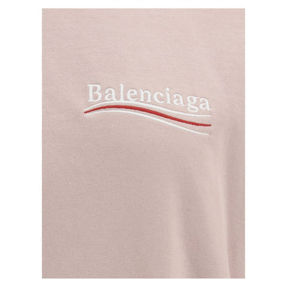 Balenciaga T-Shirt Oversize oversized silhouette in white cotton