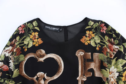 Dolce & Gabbana silk blouse with graceful back button opening