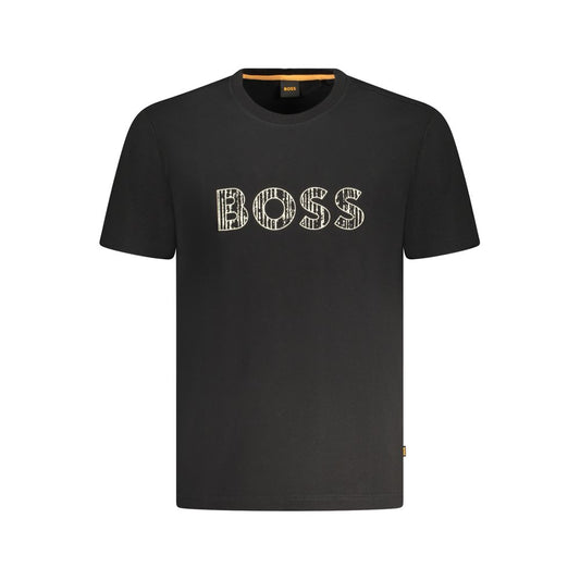 Hugo Boss Black Cotton T-Shirt