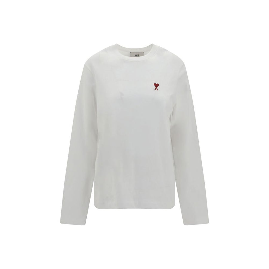 Ami Paris Long sleeve logo Top