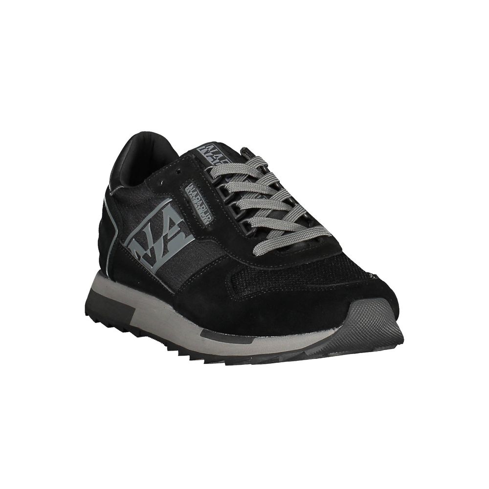 Napapijri Black Polyester Men Sneaker