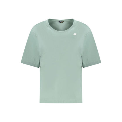 K-WAY Green Cotton Women Top