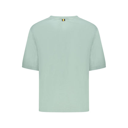 K-WAY Green Cotton Women Top