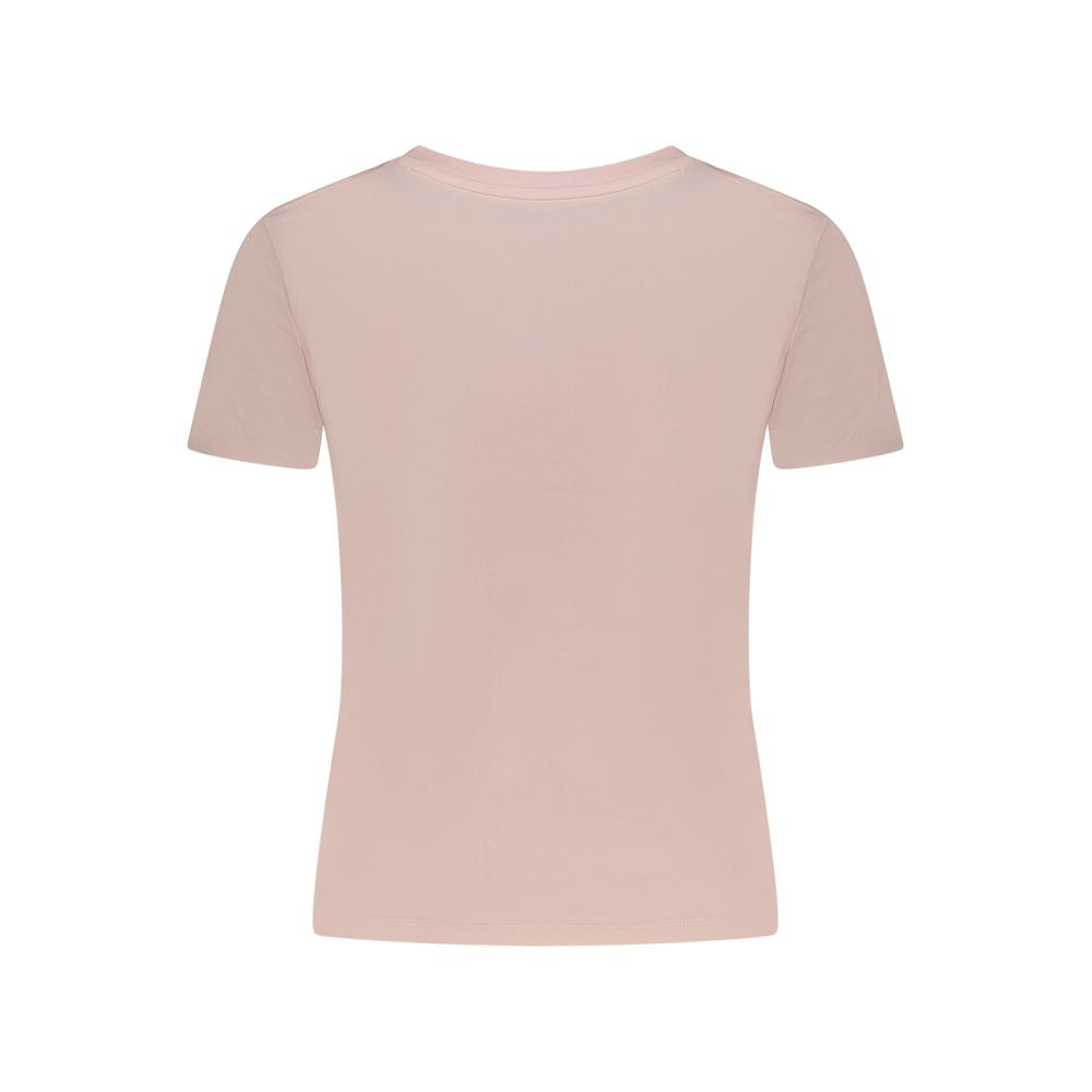 Guess Jeans Pink Cotton Women T-Shirt