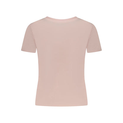 Guess Jeans Pink Cotton Women T-Shirt